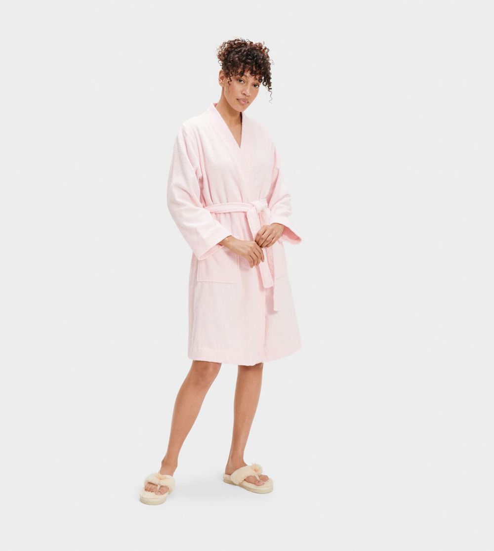 Ugg Robes Canada - Ugg Women's Lorie Terry Pink